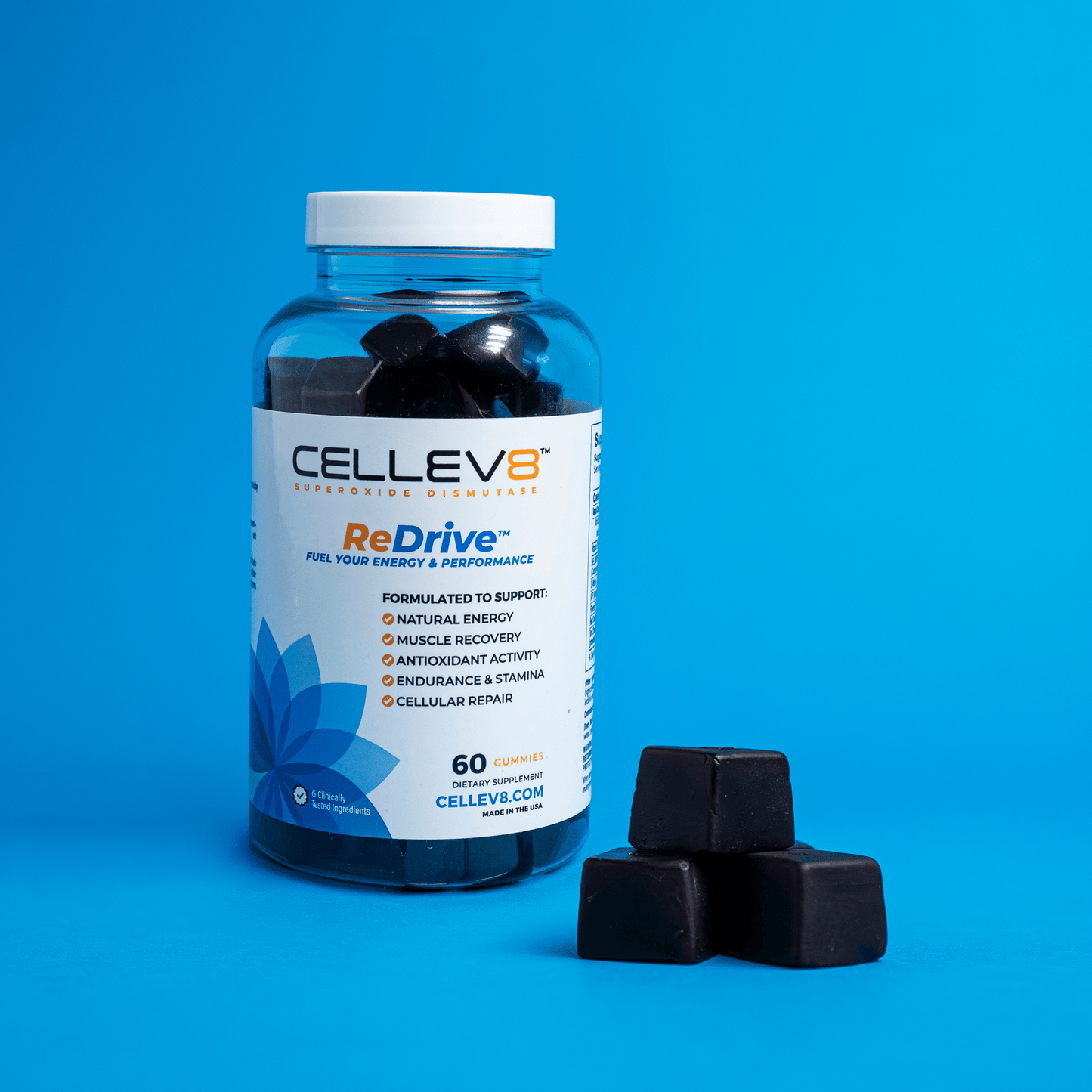 ReDrive Performance Gummies (60ct. Bottle) - Cellev8