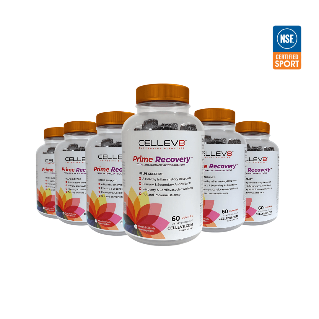 6 - Pack Prime Recovery Gummies 60ct. Bundle - Cellev8 Nutrition, Inc.