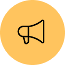Affiliate promotion and referral icon