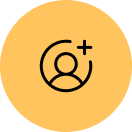 Affiliate program sign up icon
