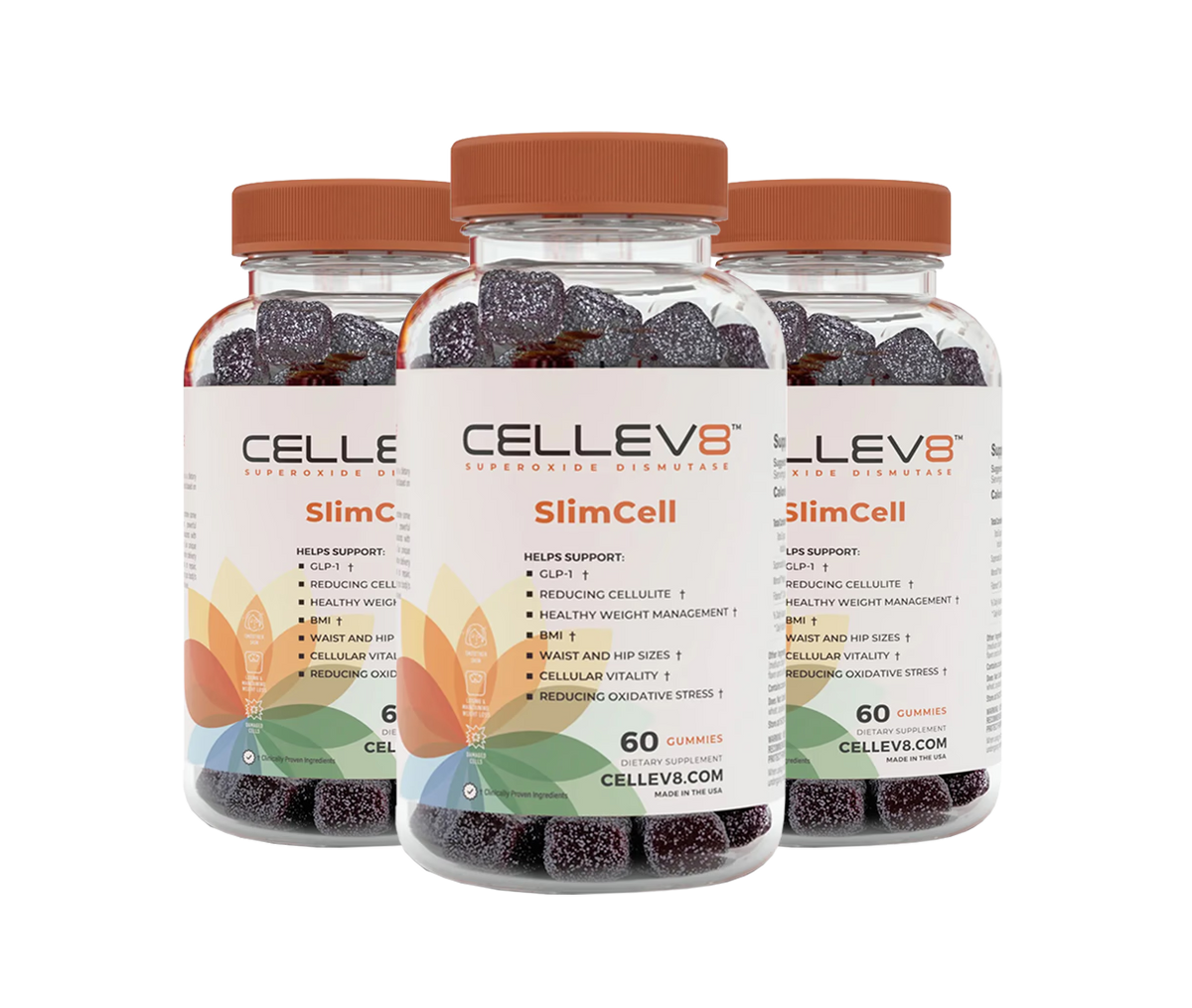 SlimCell™ Gummies (60ct. Bottle) – Cellev8 Nutrition, Inc.