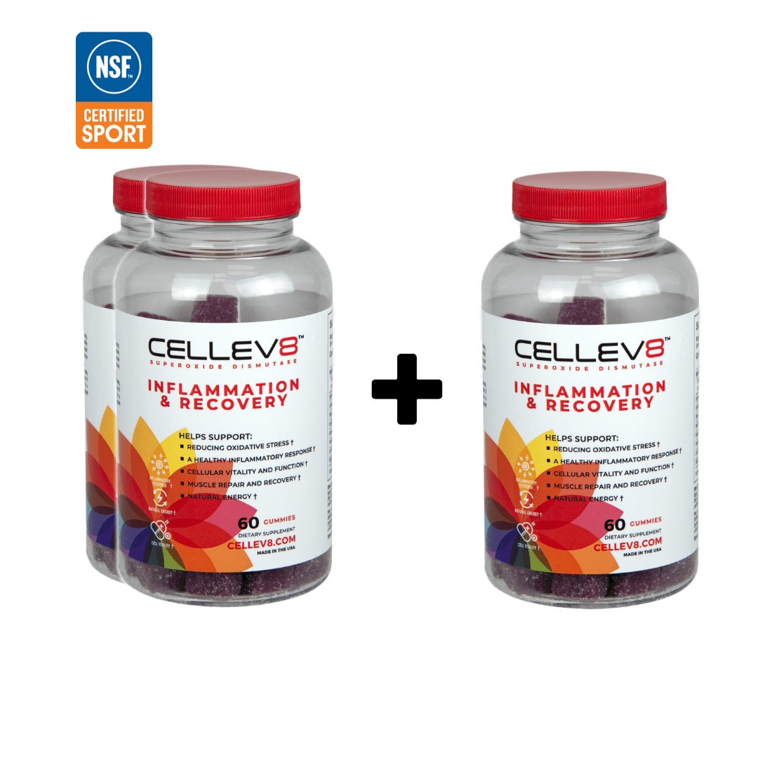 Buy 2, Get 1 FREE 60ct. Inflammation & Recovery Gummies - Cellev8