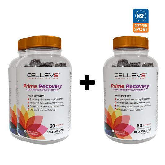 Buy 2, Get 1 FREE 60ct. Prime Recovery Gummies - Cellev8