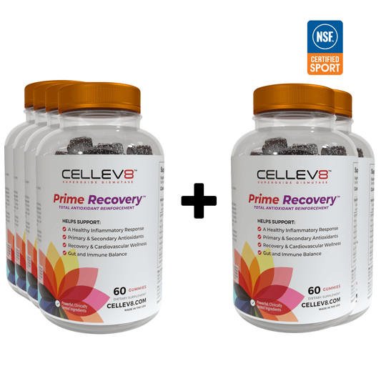 Buy 4, Get 2 FREE 60ct. Prime Recovery Gummies - Cellev8