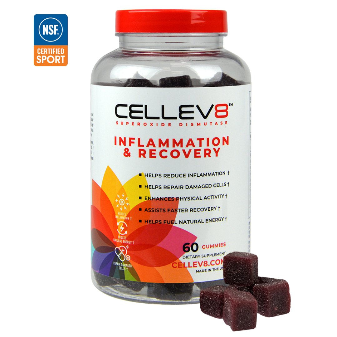 Inflammation & Recovery Gummies (60ct. Bottle) - Cellev8