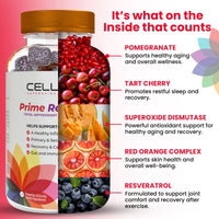 Prime Recovery Gummies (60ct. Bottle) - Cellev8 Nutrition, Inc.