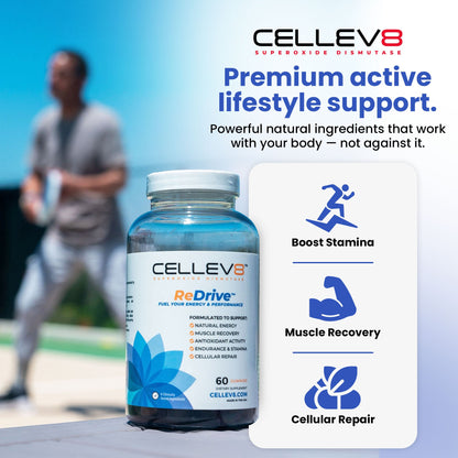 ReDrive Performance Gummies (60ct. Bottle) - Cellev8 Nutrition, Inc.
