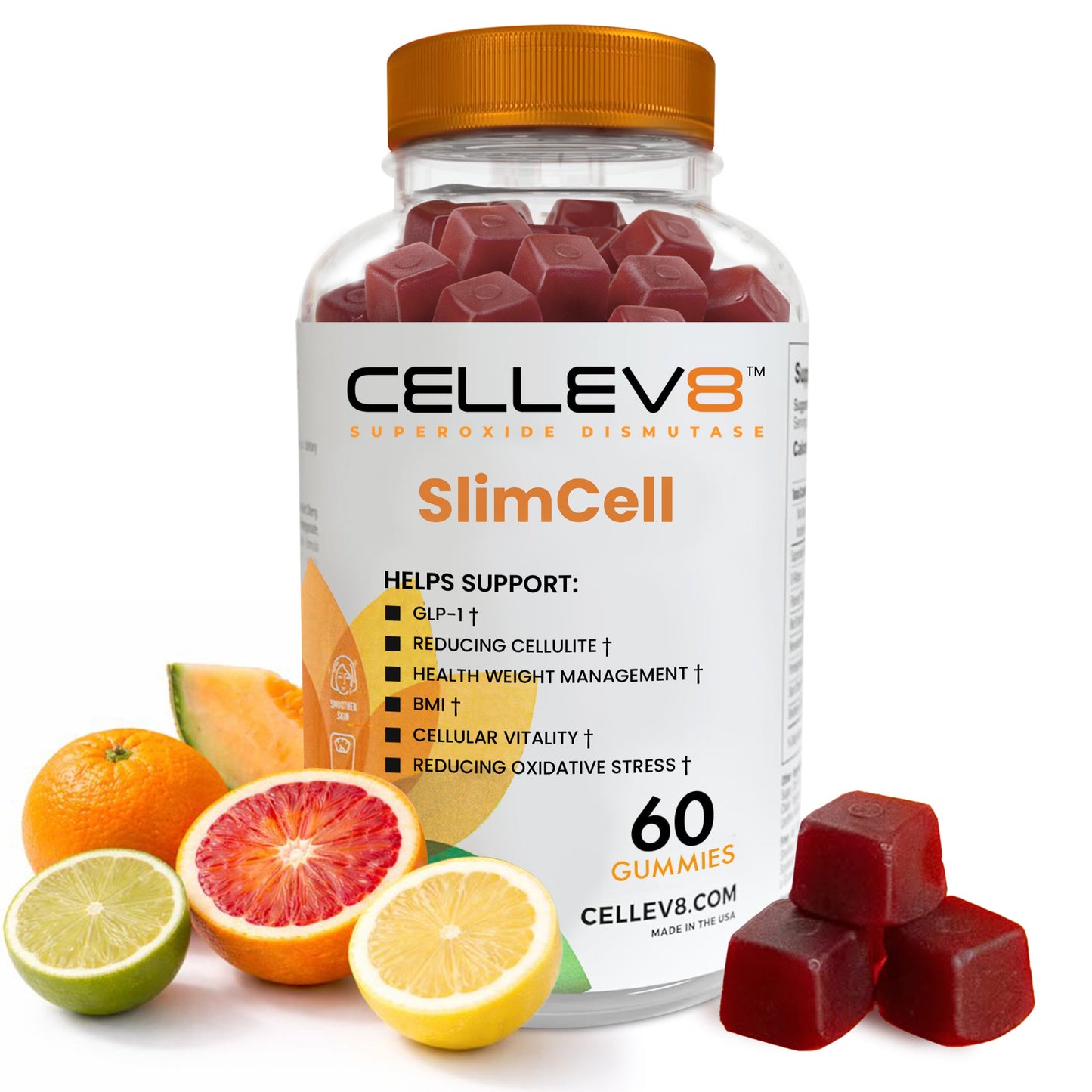 SlimCell® Gummies (60ct. Bottle) - Cellev8 Nutrition, Inc.